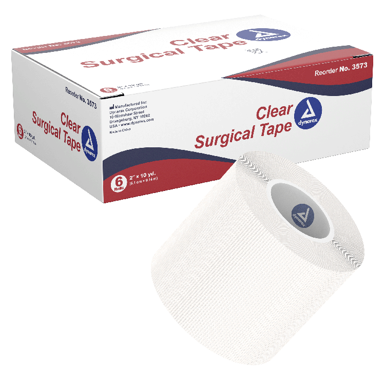 Dynarex Surgical Tape PE , Transparent