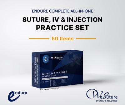 Endure Suture, IV & Injection Practice Set (50 Items)