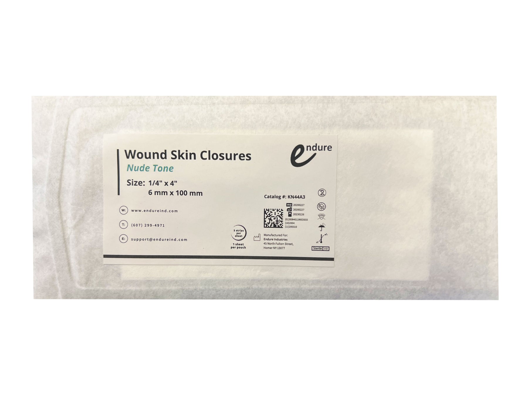 Closure Skin Packaging Wound Skin Closures, Reinforced – Endure Industries