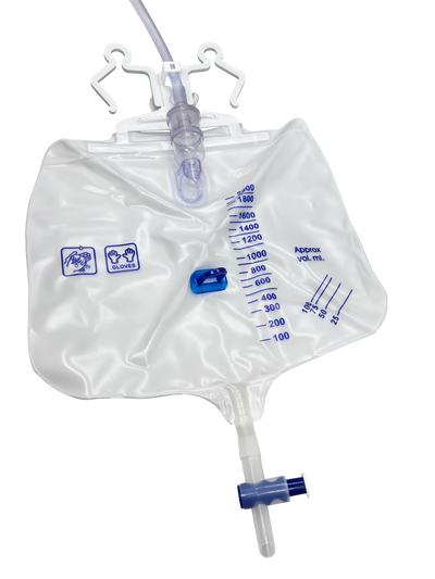 2000 mL Sterile Premium Adult Urine Bag