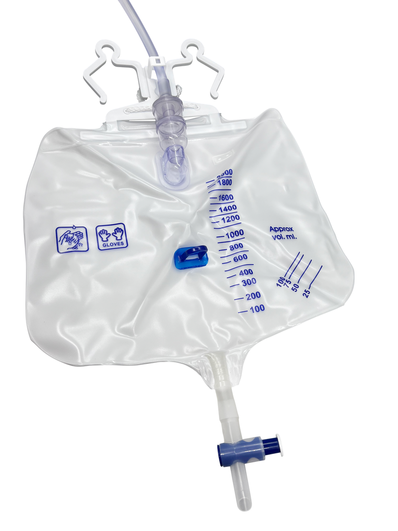 2000 mL Sterile Premium Adult Urine Bag