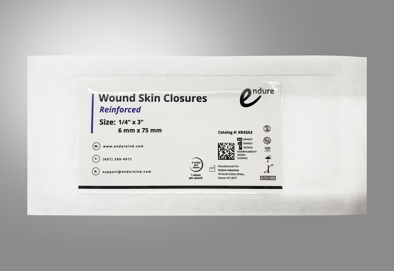 Closure Skin Packaging Wound Skin Closures, Reinforced – Endure Industries