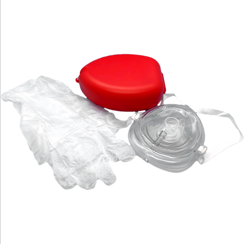 CPR Mask with Vinyl Gloves, Alcohol Prep Pads – Endure Industries