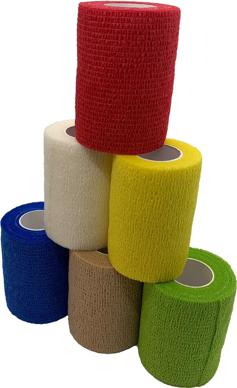 Non-Woven Cohesive Bandage Wrap, Self Adherent, (Color) – Endure Industries