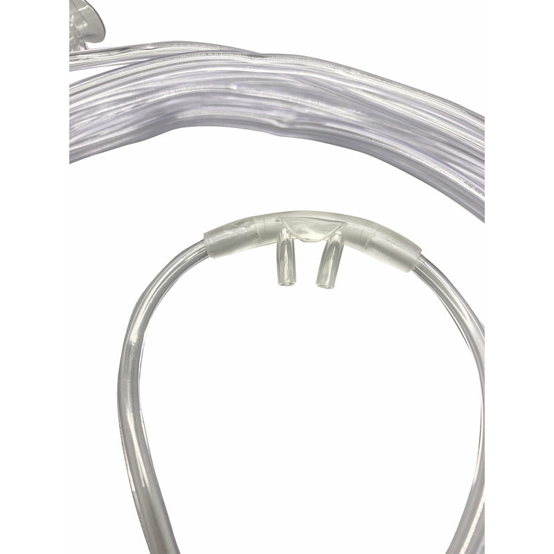 Feather Touch Nasal Oxygen Cannula, Straight / Curved Prong