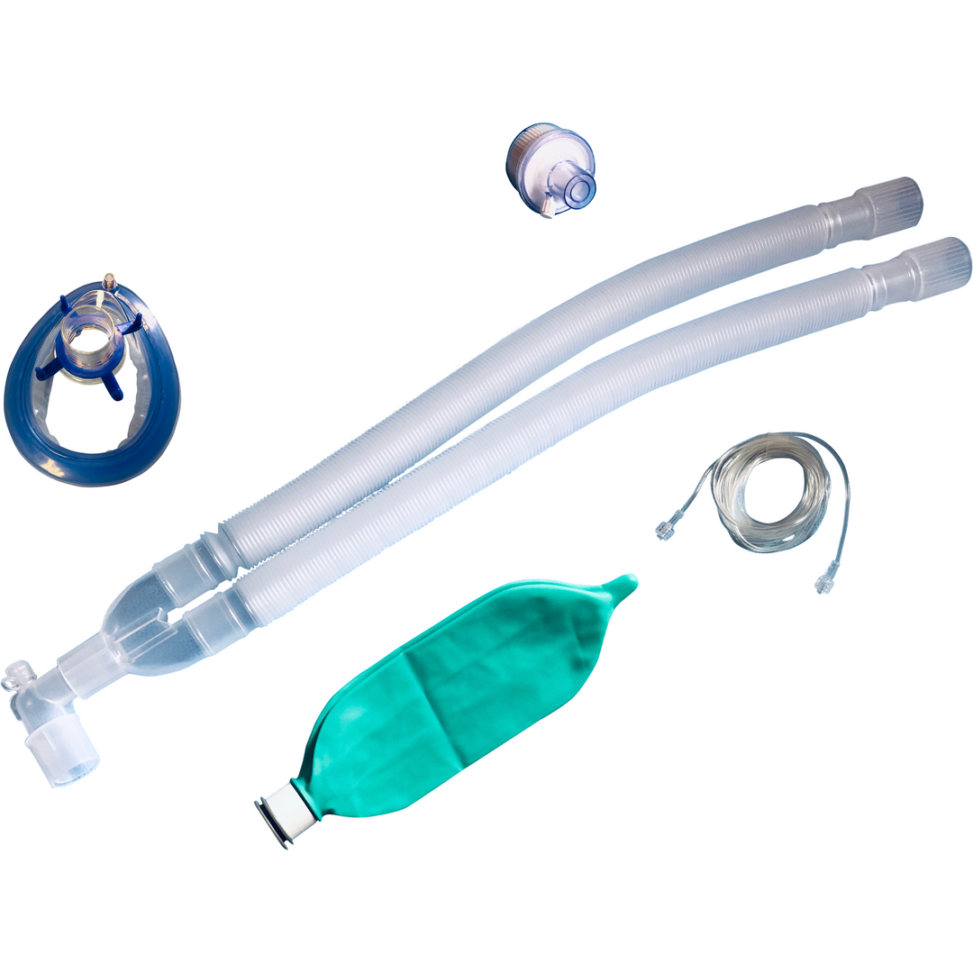 Standard Adult 94” Expandable Breathing Circuit Kits, 1 HMEF (Case