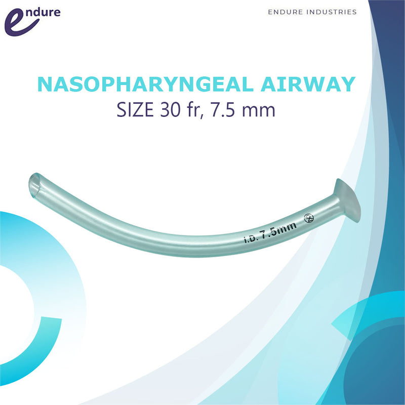 Nasopharyngeal Airway Kit (5 Pk) + Jelly Lubricating (26 Fr, 28 Fr, 30Fr, 32Fr, 34Fr)
